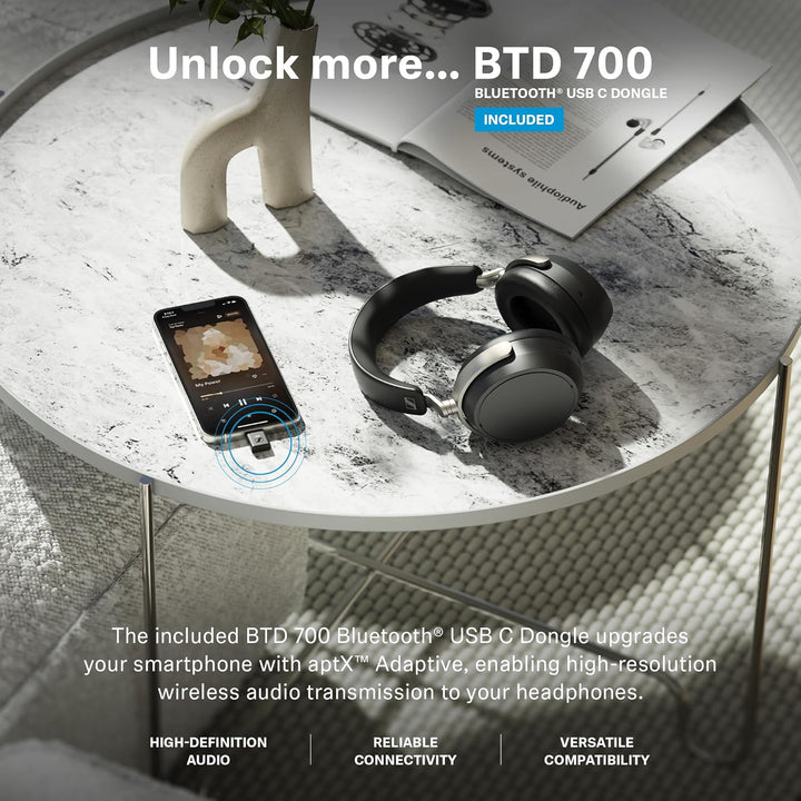Sennheiser HDB 630 Auriculares inalámbricos sobre la oreja - Sonido...