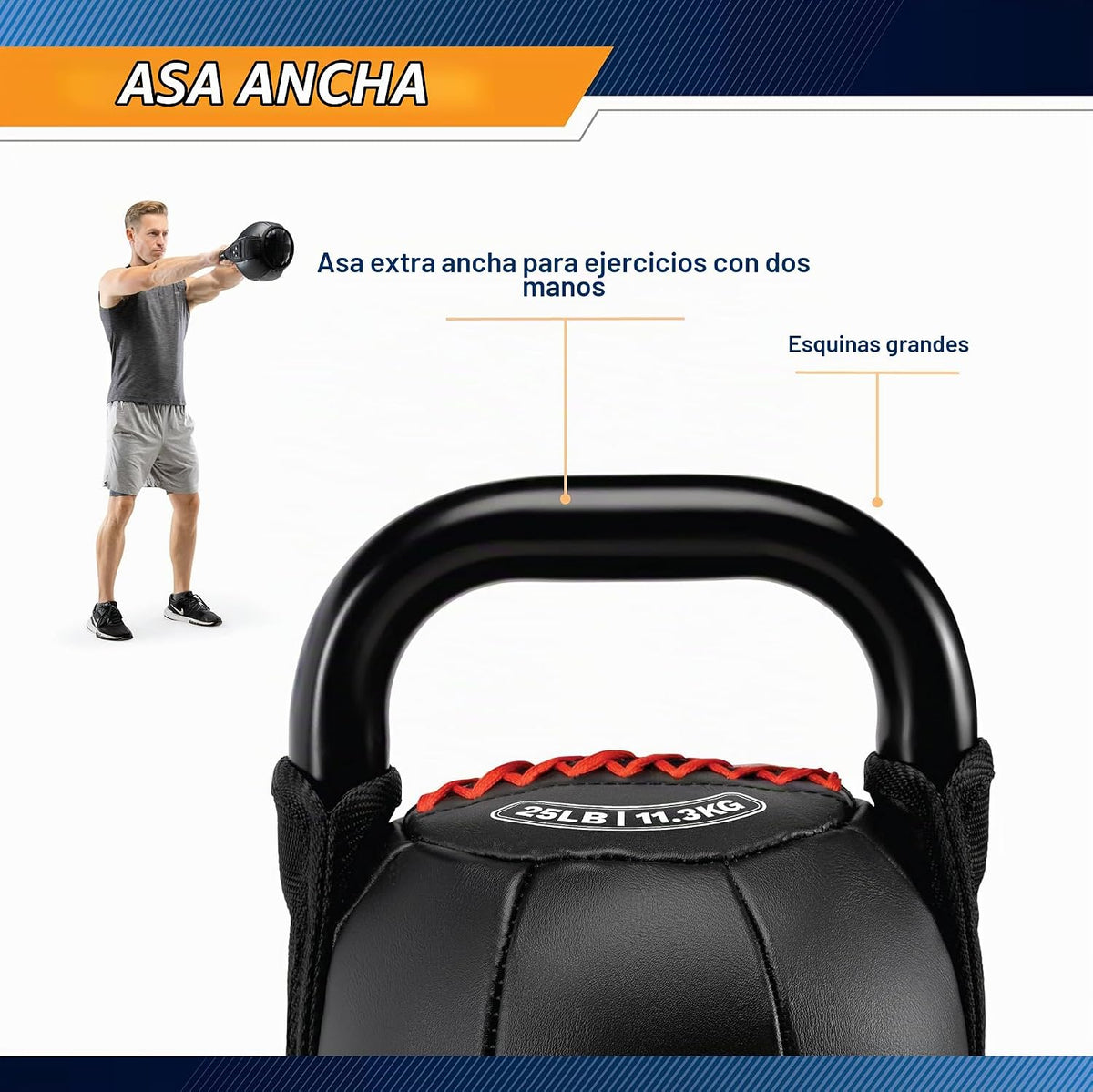 Marcy Pesa rusa suave con mango - 10 a 40 libras. Fuerza y entrenamiento de núcleo