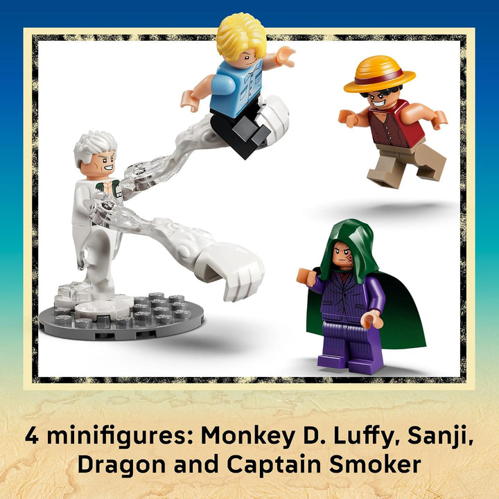 LEGO ONE PIECE Enfrentamiento con el Capitán Smoker 75642 | Juguete...