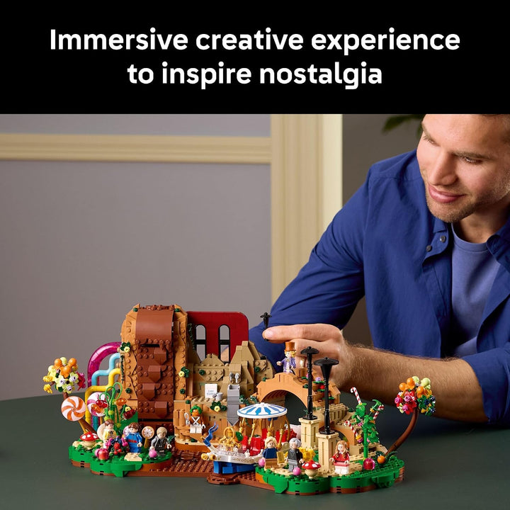 LEGO Ideas - Willy Wonka y la fábrica de chocolate (2025 piezas, 21...