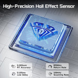 AULA Hero 99 - Teclado con cable para juegos, teclado de efecto Hal...
