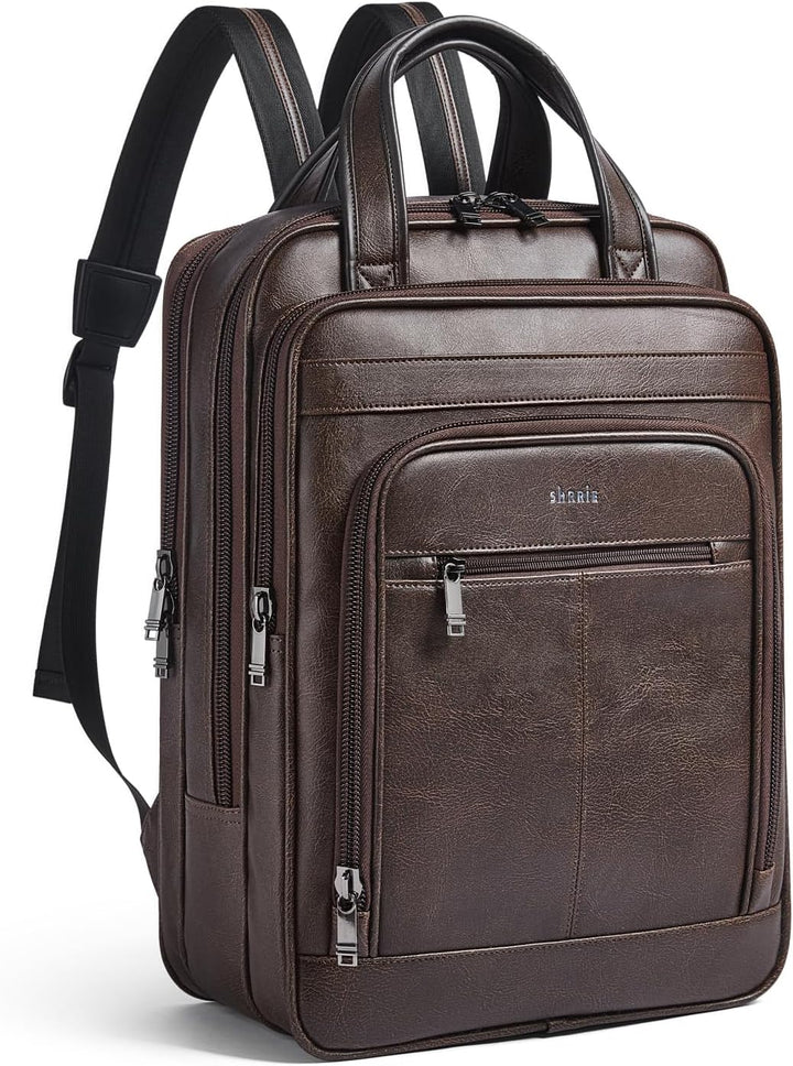 Shrrie Mochila para laptop de 15.6 pulgadas, maletín de trabajo de...