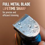 Recortadora de barba King C. Gillette PRO con 40 ajustes de longitu...