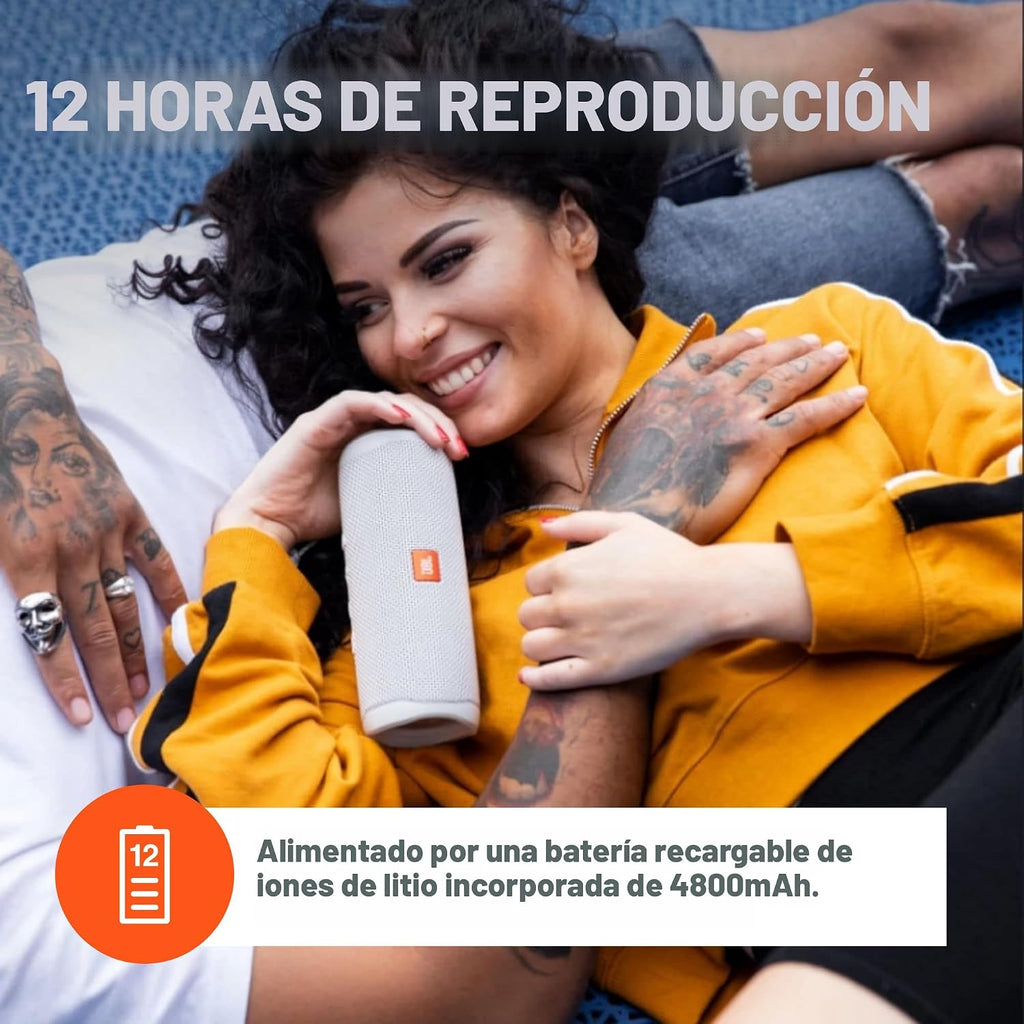JBL FLIP 5, altavoz Bluetooth portátil a prueba de agua, rosa (modelo nuevo)