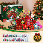 HOGOKIDS Calendario de Adviento 2026, juego de construcción de ramo de