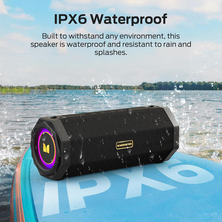 Monster Altavoz S200 Altavoz Bluetooth portátil inalámbrico, tiempo...