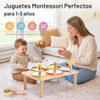 Set de batería para niños, Juguetes Montessori 9 en 1