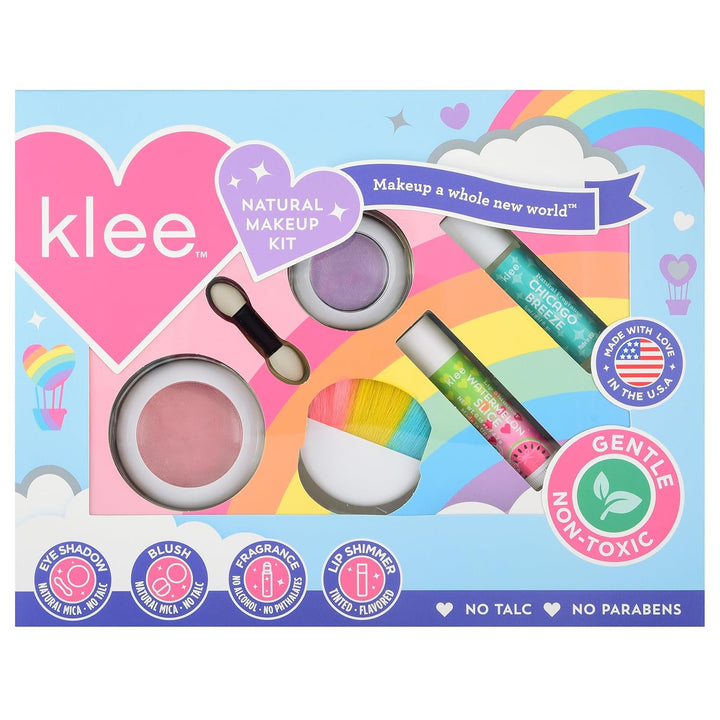 Kit de maquillaje mineral Klee Naturals. Suave y no tóxico. Apto pa...