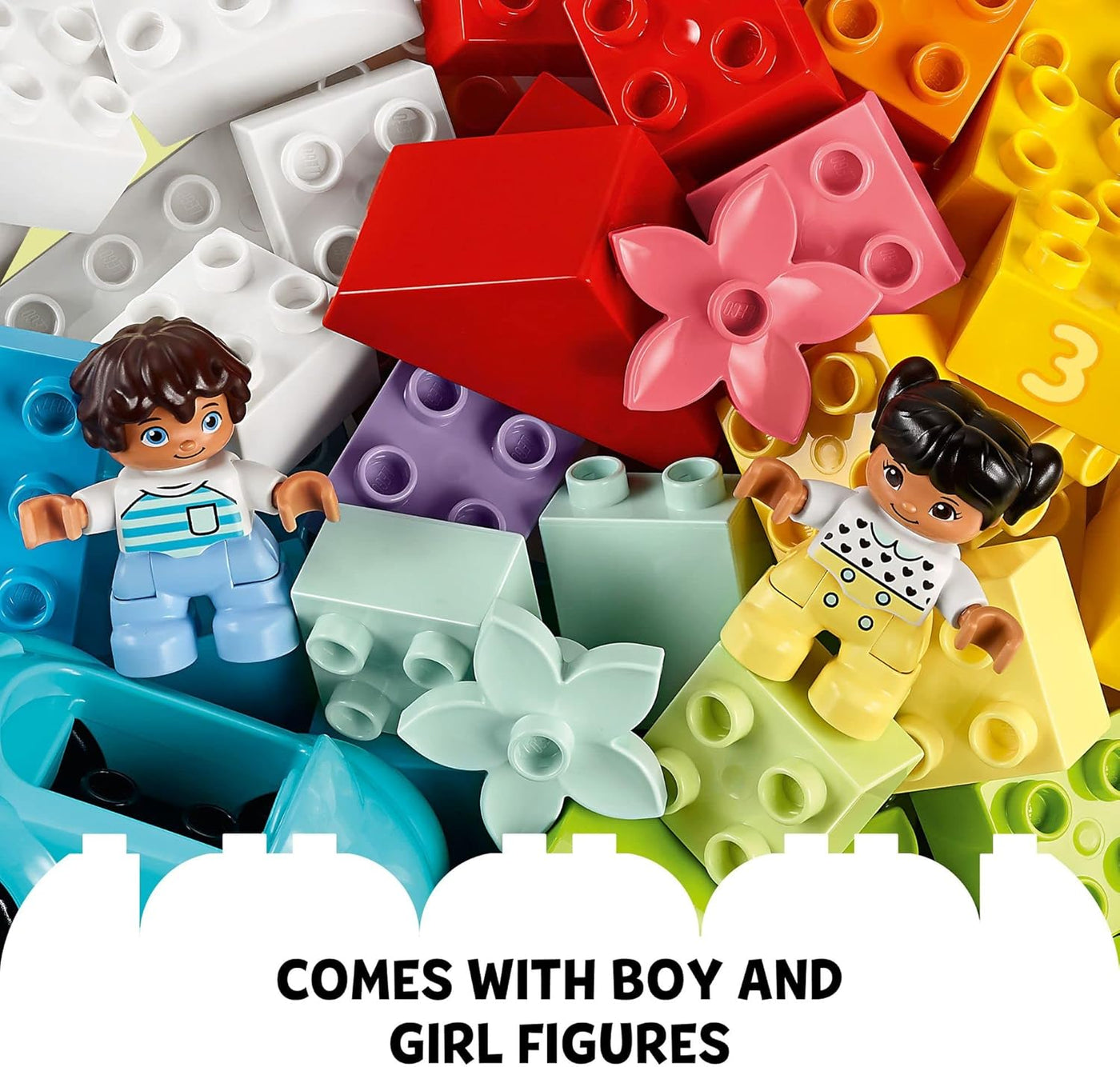 LEGO DUPLO 10913 - Caja de ladrillos clásica con caja de