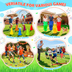 77 juegos de día de campo, 8 en 1 juegos al aire libre para niños