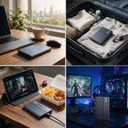 Disco duro externo de 1 TB, USB 3.0 para PC, Mac, computadora de escritorio, portátil, teléfono inteligente, PS4, Xbox