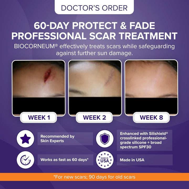 BIOCORNEUM Tratamiento avanzado de cicatrices con Silishield® y SPF...