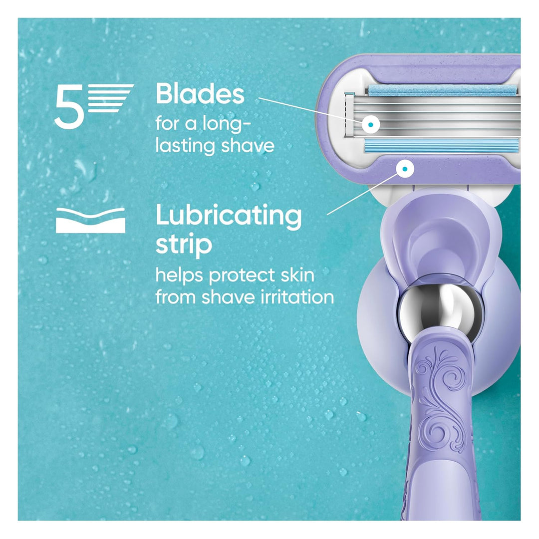 Gillette Venus Extra Smooth Swirl - Repuestos para cuchilla de afei...
