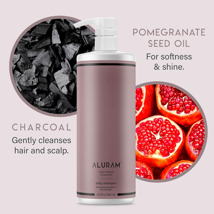 ALURAM Champú diario de agua de coco para hombres y mujeres, hidrat...