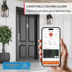 Kwikset HomeConnect 620 Z-Wave con teclado inteligente de largo alcance, cerradura sin llave conveniente, códigos de usuario personalizables, compatible con Ring Alarm, se requiere Hub, se vende por