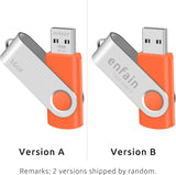 10 X Enfain Unidades Flash USB de 16GB a Granel Jump Zip Memory Sti...