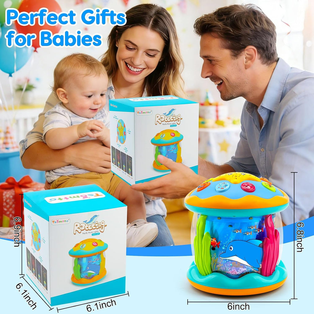 Juguetes para niños pequeños, proyector de océano, juguetes de