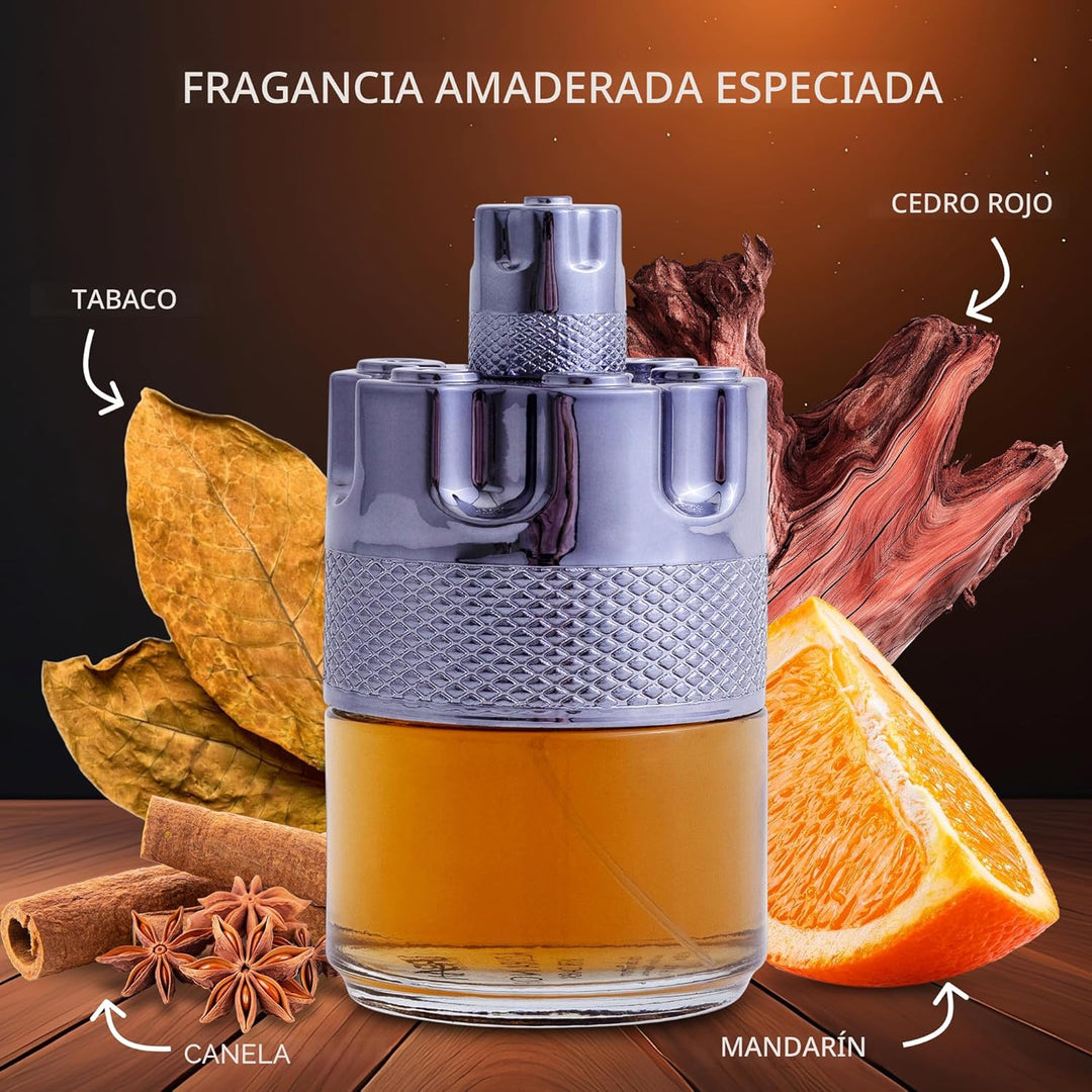 Azura Noir After Dark Eau De Parfum para Hombre - Fragancia Amadera...