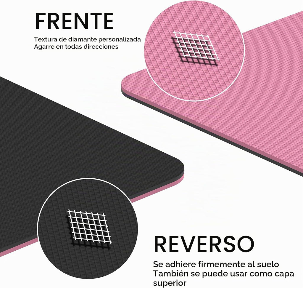 Esterilla de entrenamiento grande – Tapete de ejercicio extra grueso de