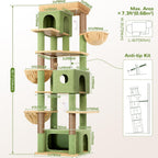 Globlazer Árbol grande de cactus para gatos, torre trepadora de 80 pulgadas