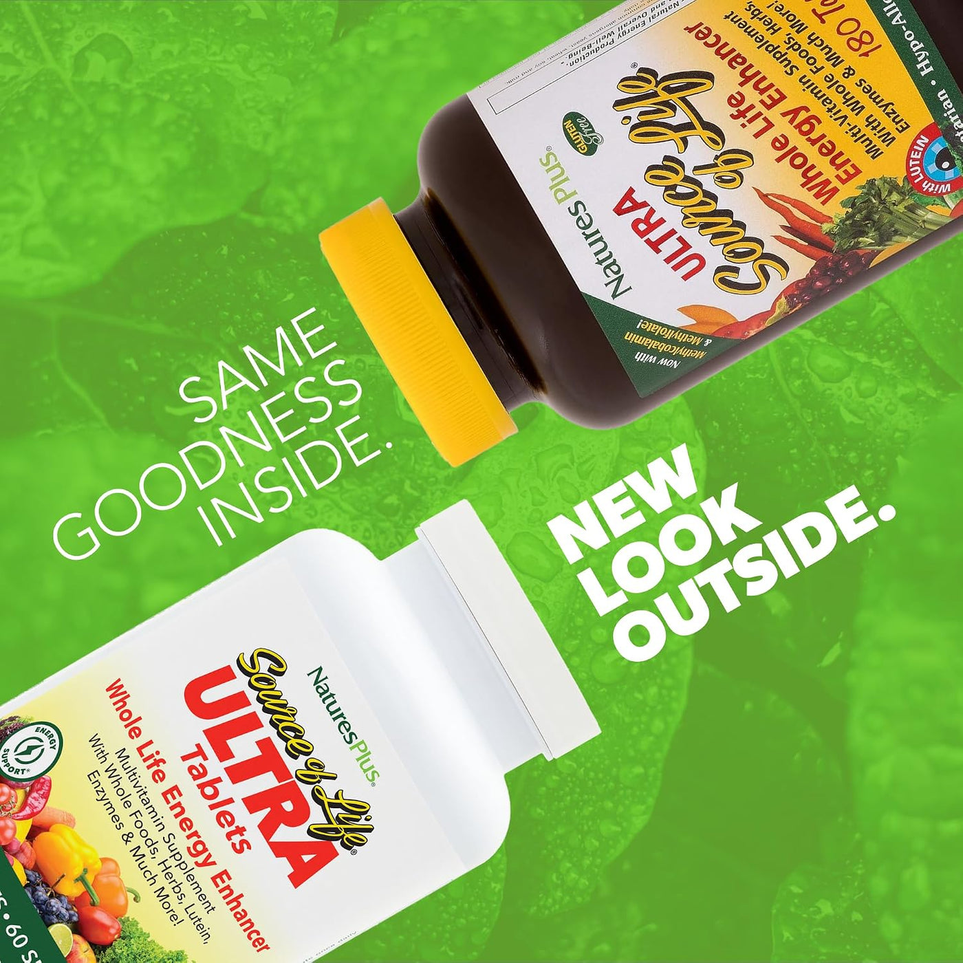 NaturesPlus Ultra Source of Life Multivitamínico - 180 tabletas - A...