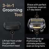 Braun Afeitadora eléctrica Series 9 PRO+, kit de afeitado con 5 ele...