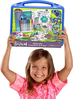 Disney Stitch Estuche de Actividades Creativas Definitivo para Niños, más de 70 Piezas para Diversión Creativa con el Favorito Stitch, Regalo para Niños y Niñas