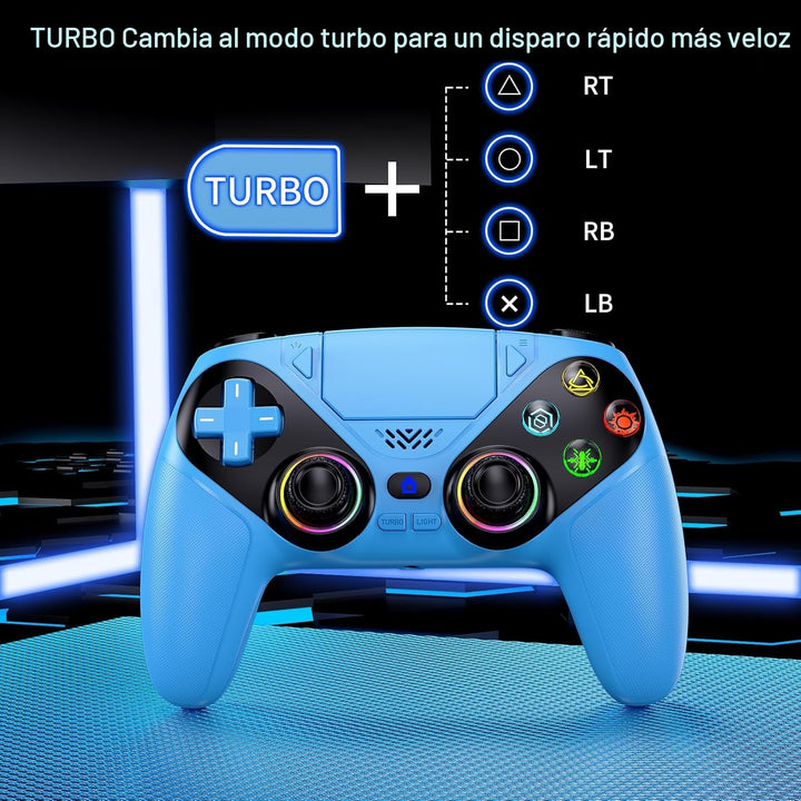Dinosoo RGB Wireless Controller for PS5\/PlayStation 5 PC, Bluetoot...