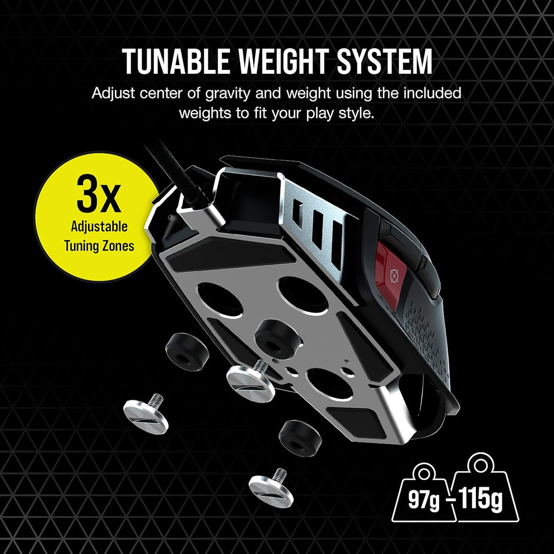 Corsair M65 RGB Ultra Tunable FPS Gaming Mouse Marksman Sensor ópti...