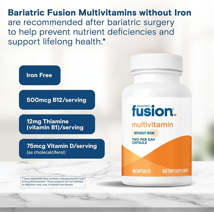 Bariatric Fusion Multivitamínico bariátrico sin hierro | Pacientes...