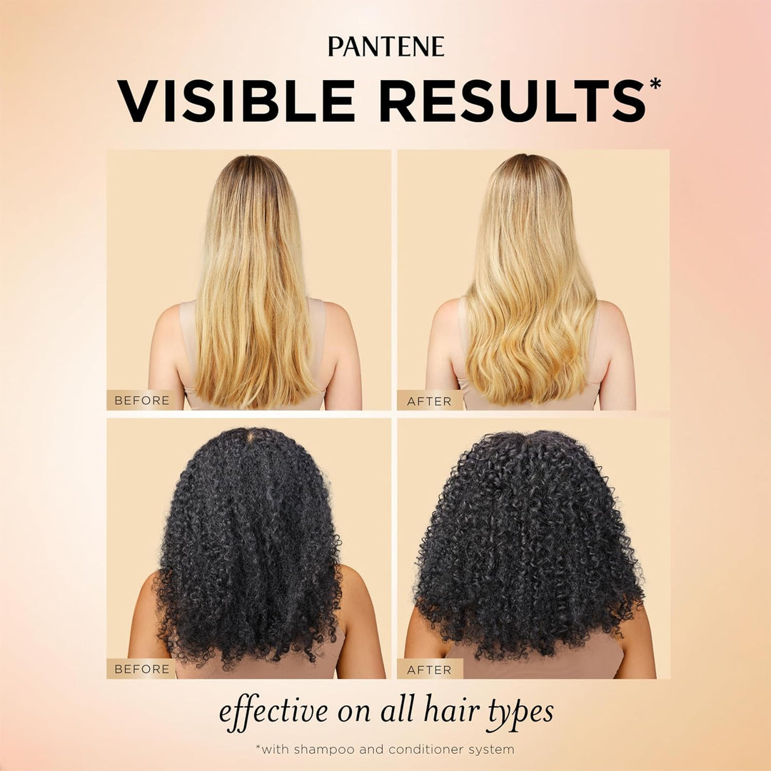 Pantene Abundant &amp; Strong Régimen de 3 piezas con complejo B5 +...