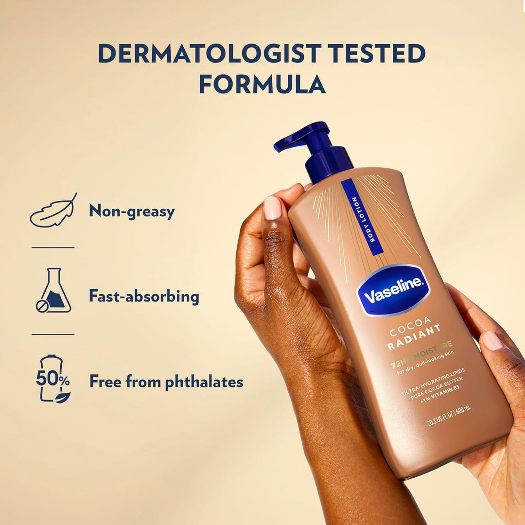 Vaseline Loción corporal de cuidado intensivo para piel seca, loció...