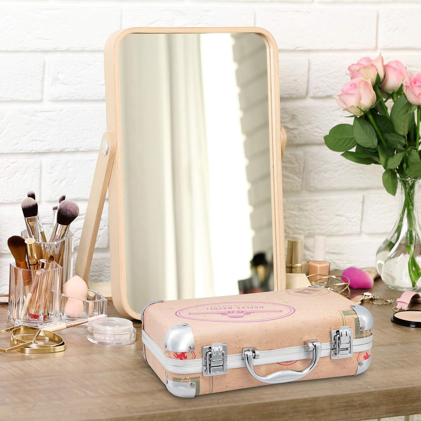 Vokai Kit de maquillaje de regalo \u2013 41 sombras de ojos, 7 bril...
