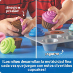 Clasificación de formas en forma de madalenas, Smart Snacks de Learning Resources