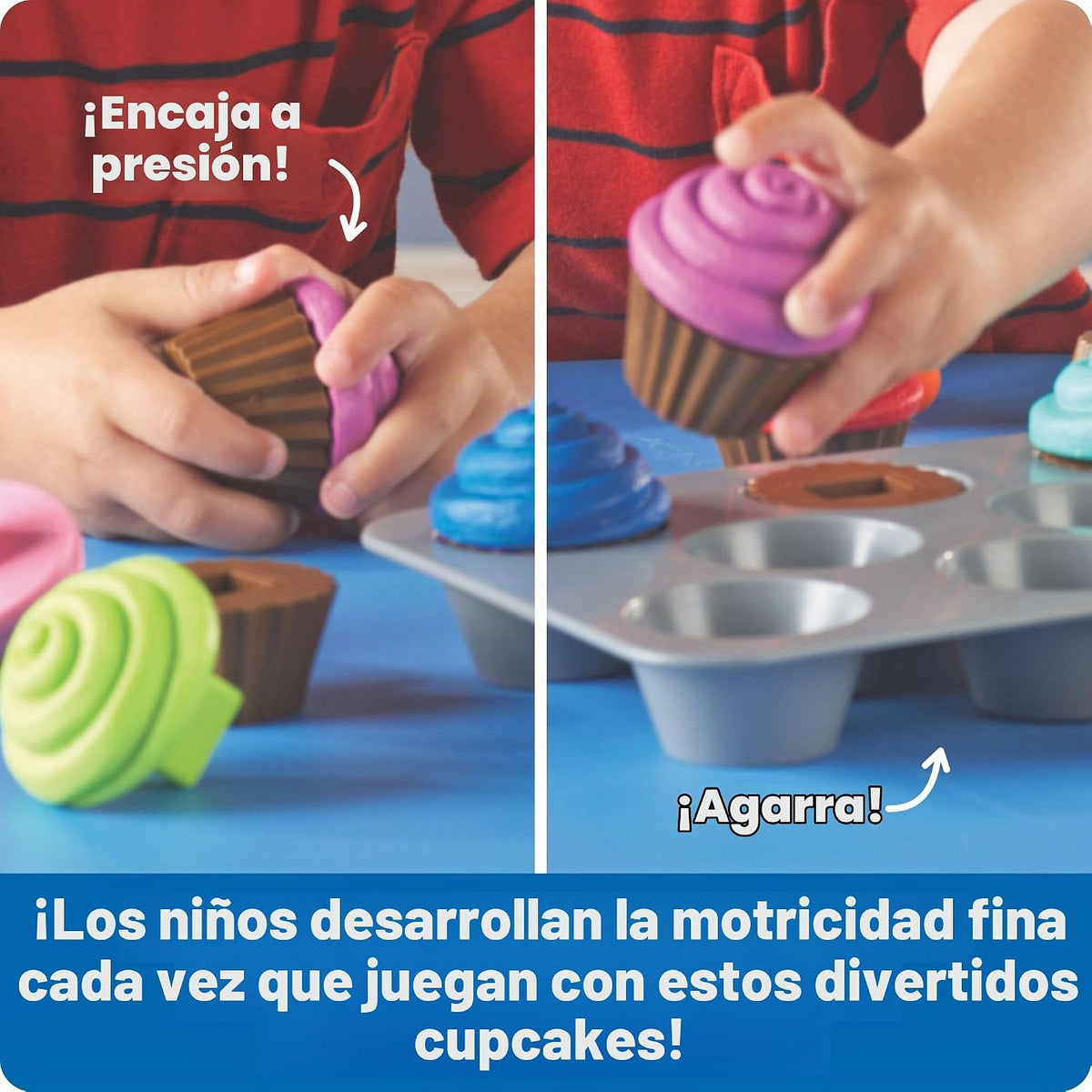 Clasificación de formas en forma de madalenas, Smart Snacks de Learning Resources