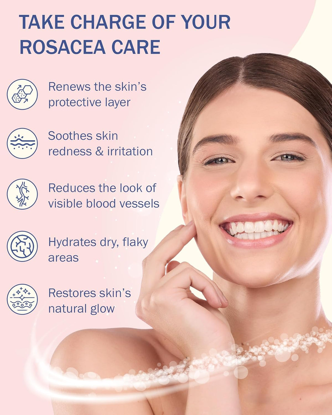 Rosacea Solve - Suero hidratante para la cara con 10% de ácido azel...