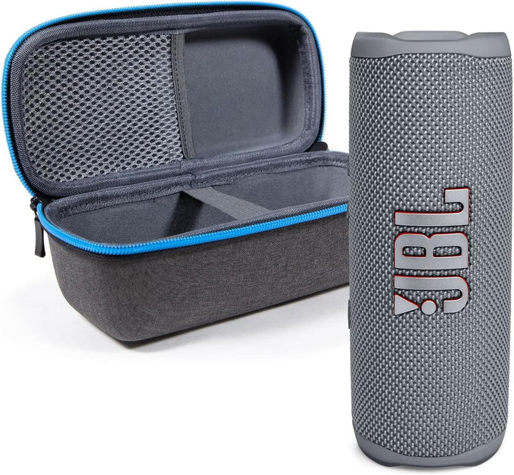 JBL Flip 6 (gris) + paquete con divvi! Funda protectora rígida