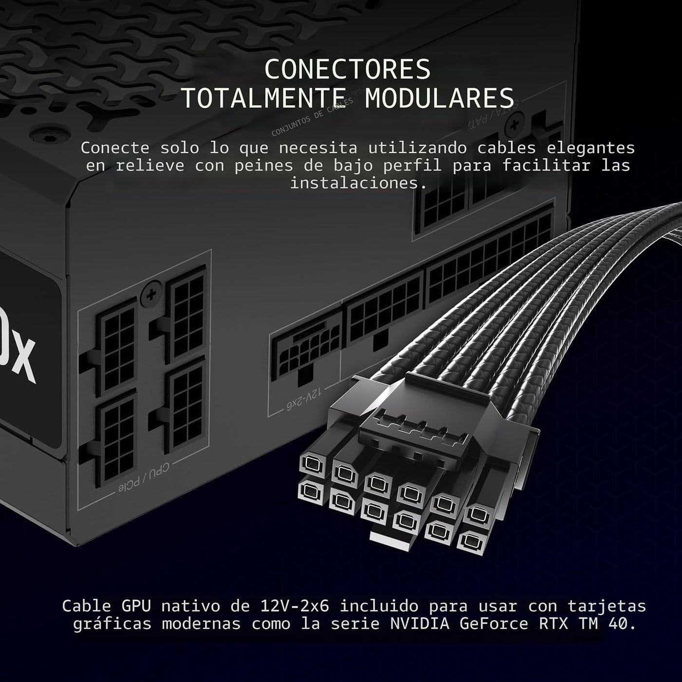 CORSAIR RM750x ATX 3.1 PCIe 5.1 Ready Fuente de alimentación totalm...