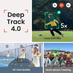 Insta360 Flow 2 Pro AI Tracker Bundle gris – Primer cardán de teléfono AI en la industria con Apple DockKit, seguimiento pionero de 360º panorámica, inclinación libre, trípode incorporado/palo selfie