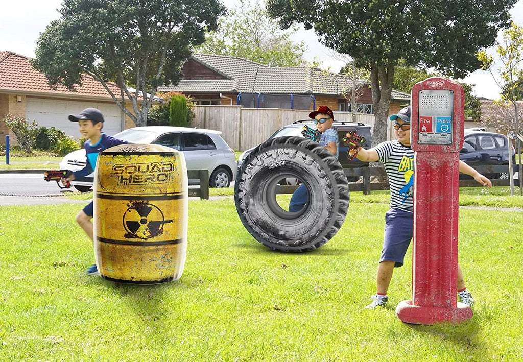 Squad Hero Sensores láser recargables de 360° + LCDs - Juego de 4 ideas de regalo de cumpleaños para niños, adolescentes y adultos, niños y niñas, diversión familiar - Actividad de grupo Lazer para