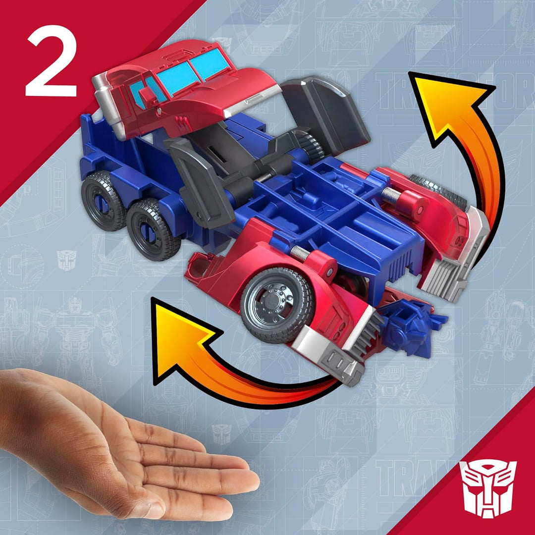 Transformers 1-Step Flip Heroes Paquete de 3, Figuras de Acción de...