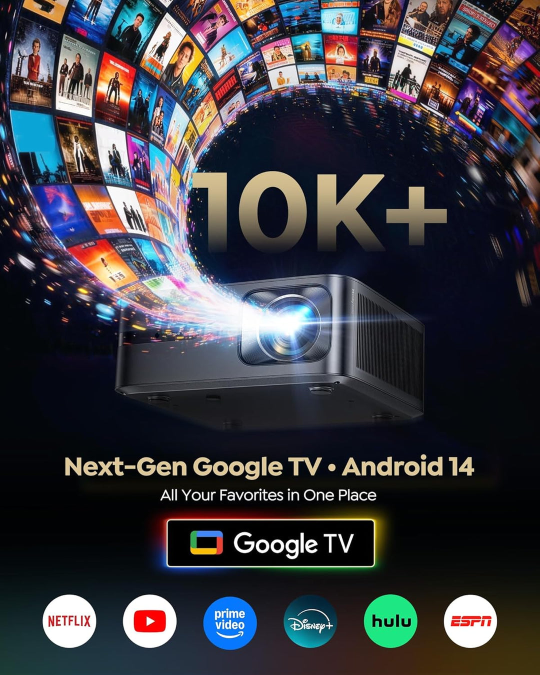 Proyector inteligente Google TV G2