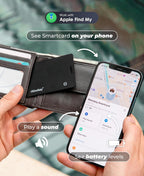 Rhinokey® Tarjeta de seguimiento de billetera con certificación MFi de