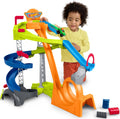 Fisher-Price Little People Hot Wheels - Juguete de pista de carreras en