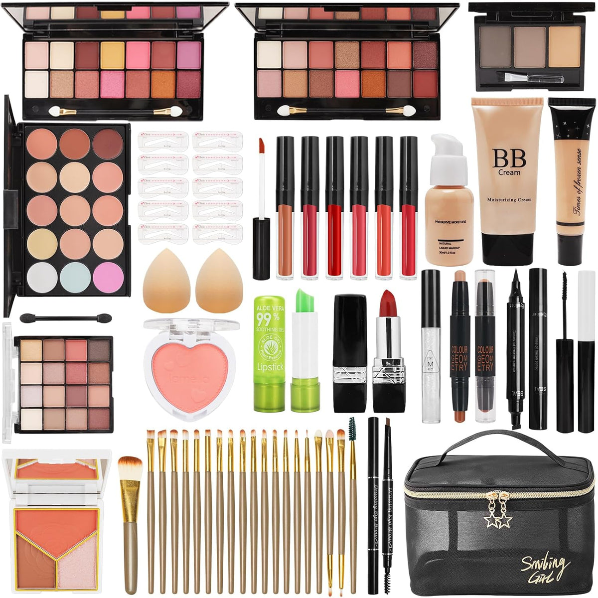 Kit de maquillaje para adolescentes y niñas, set de regalo de maqui...