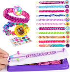 VERTOY Kit de fabricación de pulseras de la amistad para niñas, juguetes populares para niñas de 7, 8, 9, 10, 11, 12 años o más, suministros de actividades para hacer pulseras de artes y manualidades
