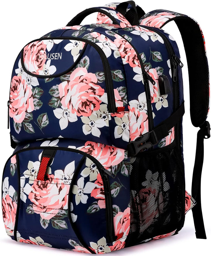 HILUSEN Mochila enfriadora de almuerzo para mujer, mochila extra gr...