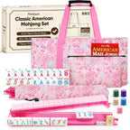 BALE ® Original American Mahjong Tile Set con Complete Game Accessories