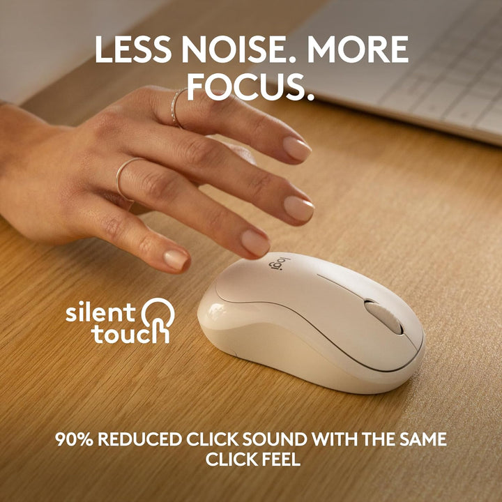 Logitech M240 - Ratón Bluetooth silencioso, inalámbrico, compacto,...