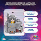 The Super Mario Galaxy Movie – Juego de castillo Bowser de 3 pisos de lujo de 12 pulgadas con figura de Bowser de 1.5 pulgadas, piano, árbol bonsái, pinturas activadas por calor y mucho más